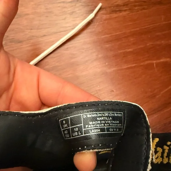 Dr. Martens Off-White Leather Sandals - Picture 6 of 7